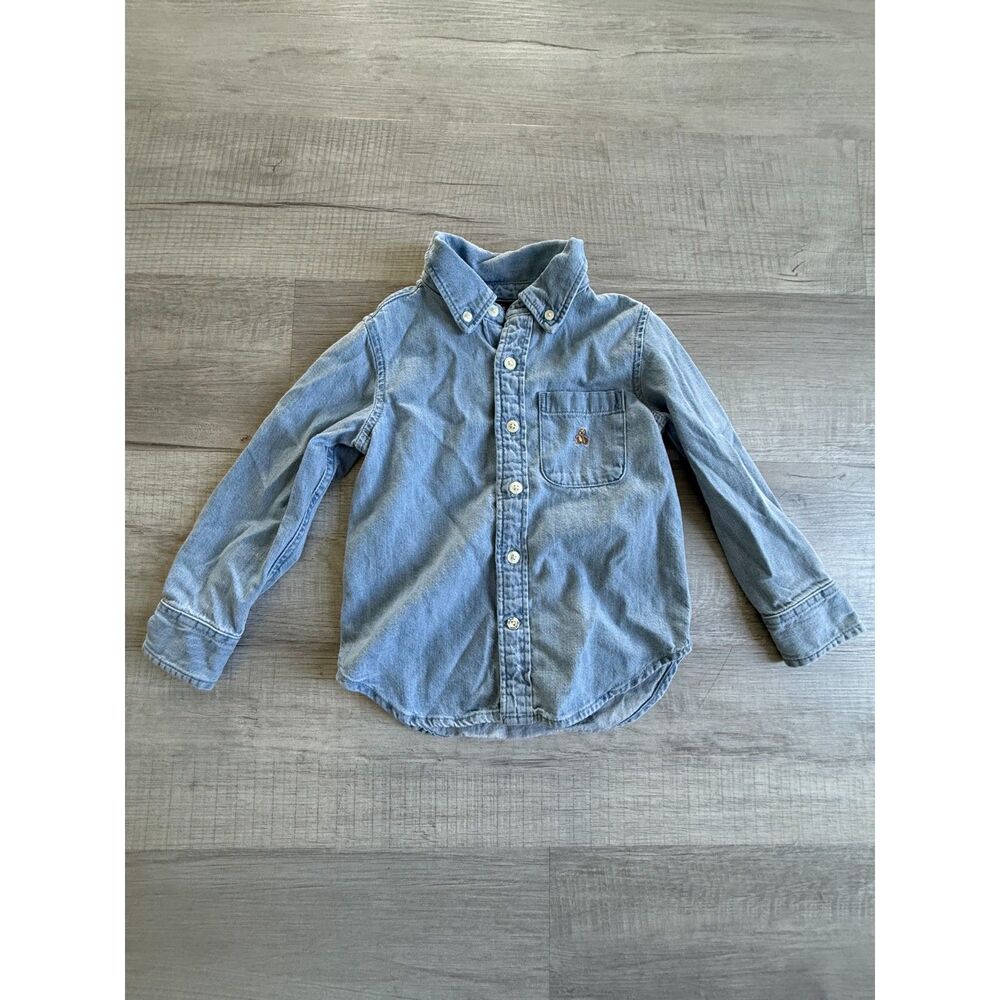 Baby GAP 4 years light denim button down shirt